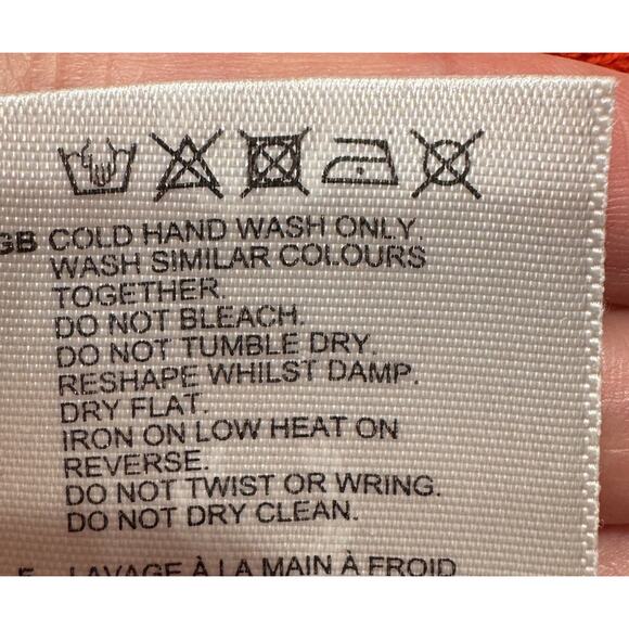 Bella Freud Dance Sweater Women’s Size 6 Wool Long Sleeve Jumper Poppy Red READ - Picture 9 of 11